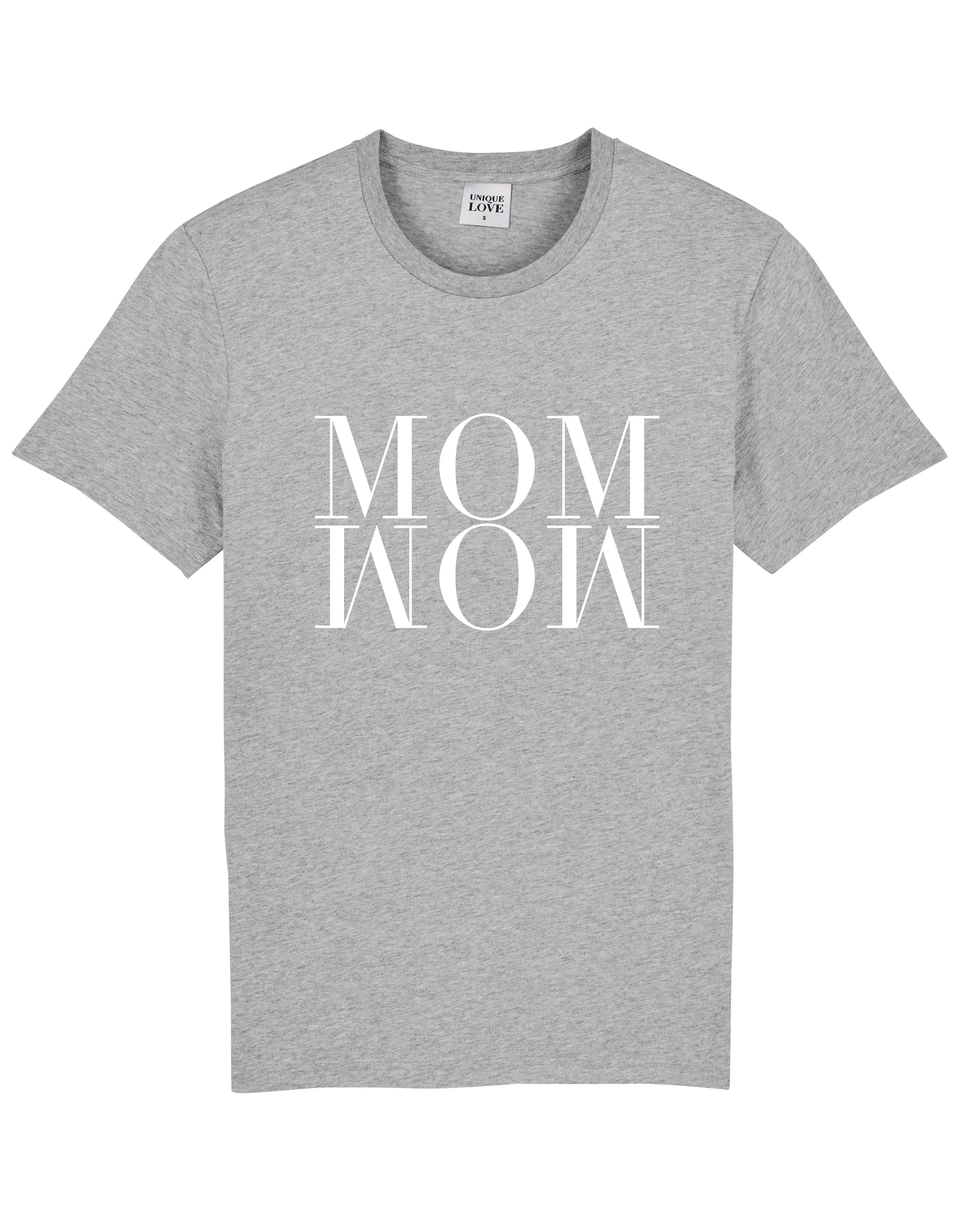Unique Love - Shirt "MOM WOW" | grau Unique Love