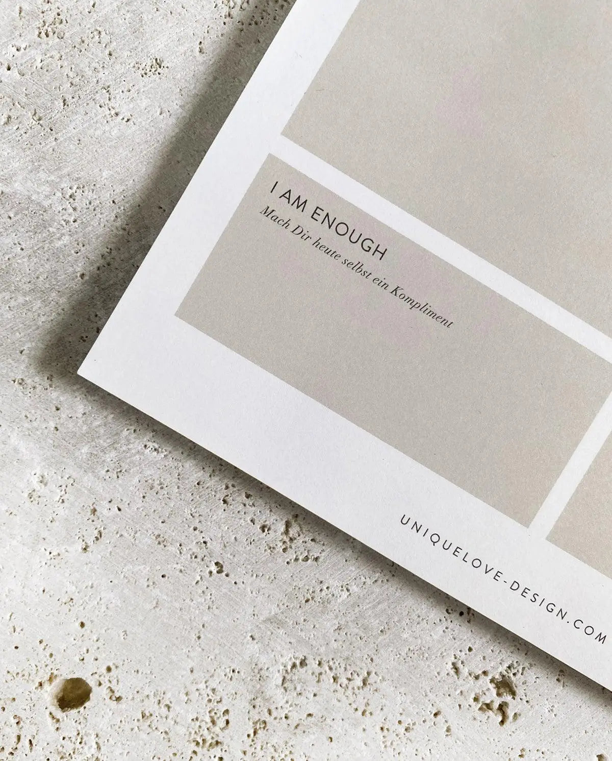 Unique Love - Tagesplaner "Daily Planner" Unique Love