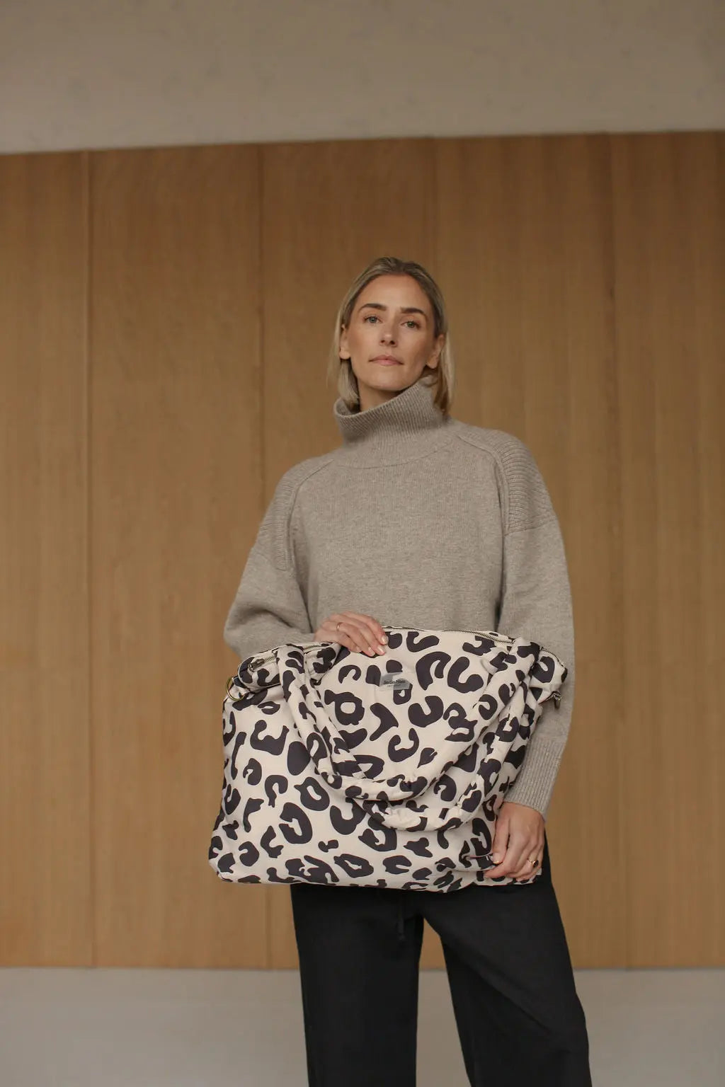 Studio Noos - Bag "Chunky Teddy Mombag" | ecru