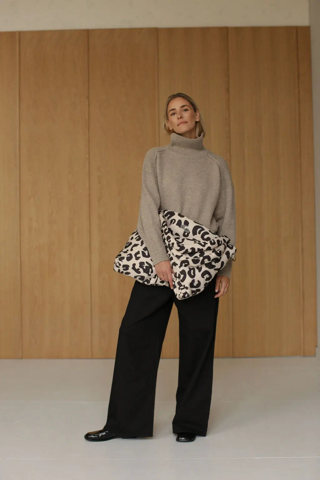 Studio Noos - Bag "Chunky Teddy Mombag" | ecru