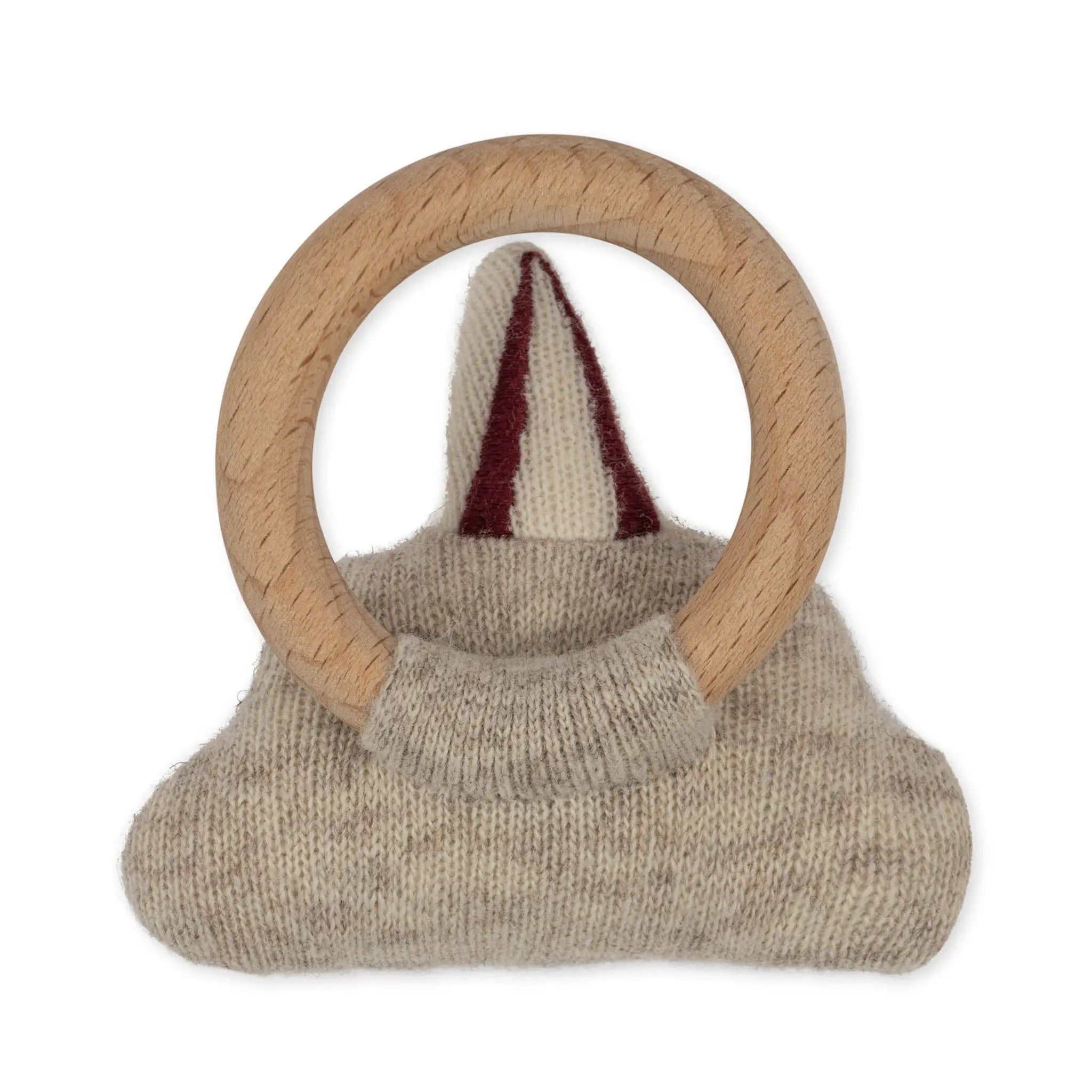 Konges Sløjd - Aktivitätsspielzeug "ACTIVITY WOOD RING CLOUD" | cloud / off-white Konges Sløjd