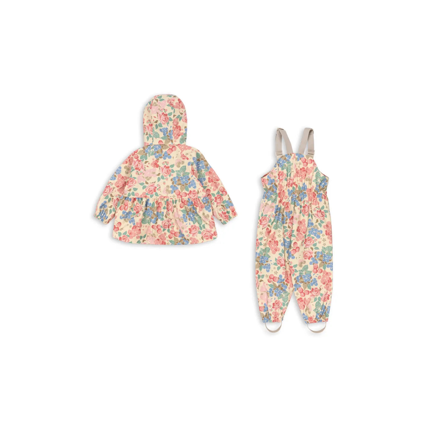 Konges Sløjd - Regenbekleidung "RAINY PALME SET GIRL" | bloomiegrape