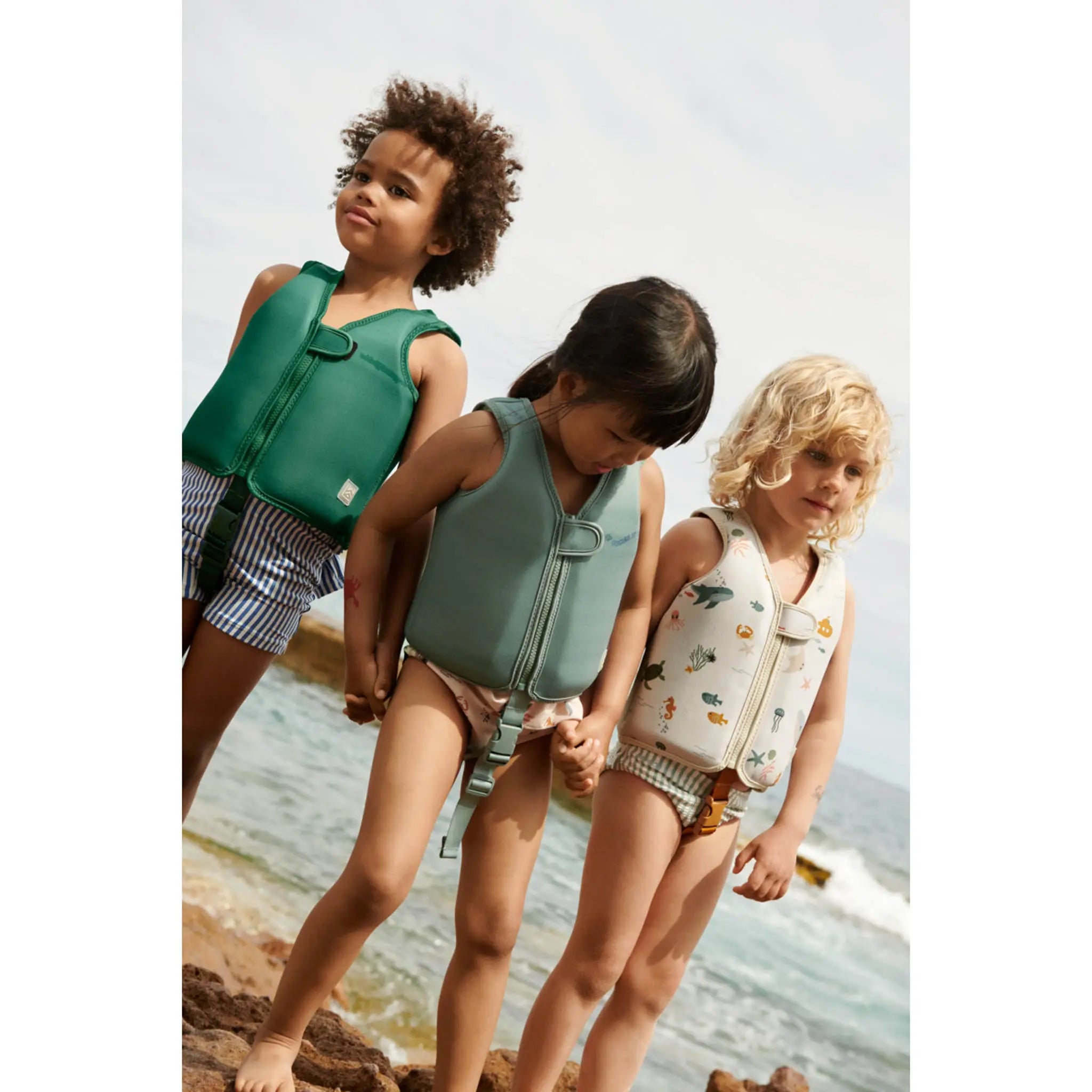 Liewood - Schwimmweste "Dove Swim Vest" | waves / peppermint Liewood