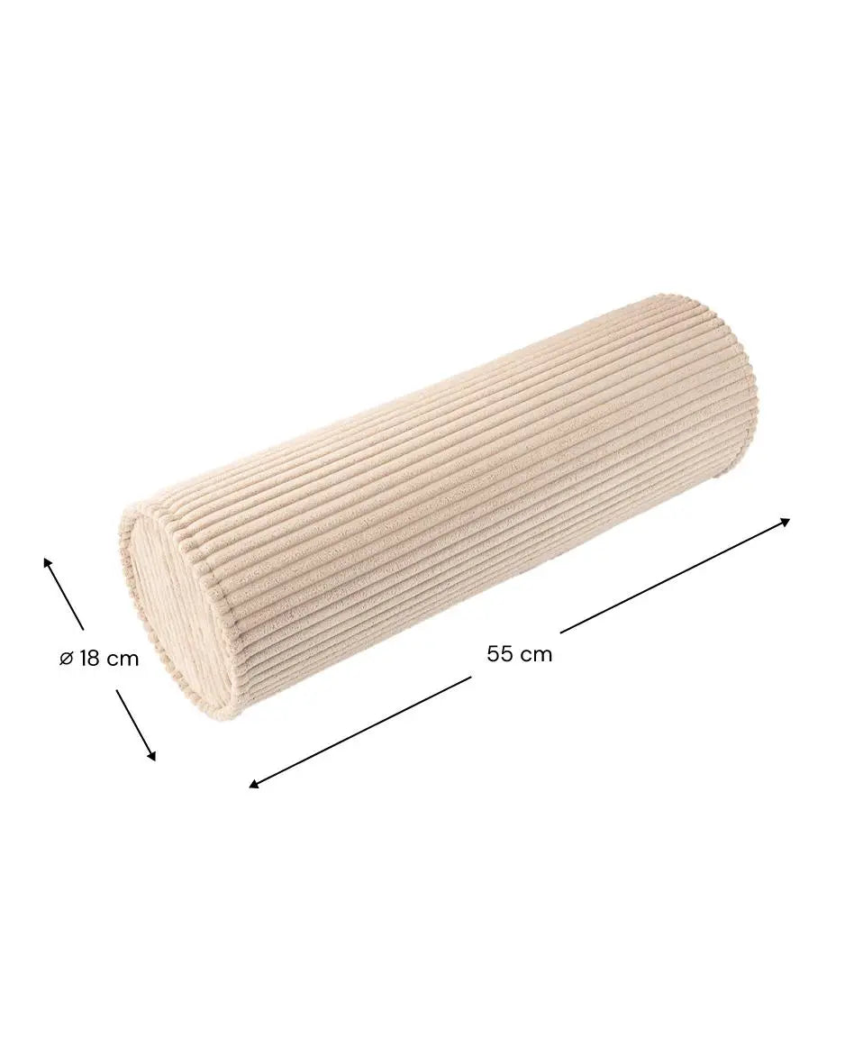 Wigiwama - Kissen "Roll Cushion" | brown-sugar