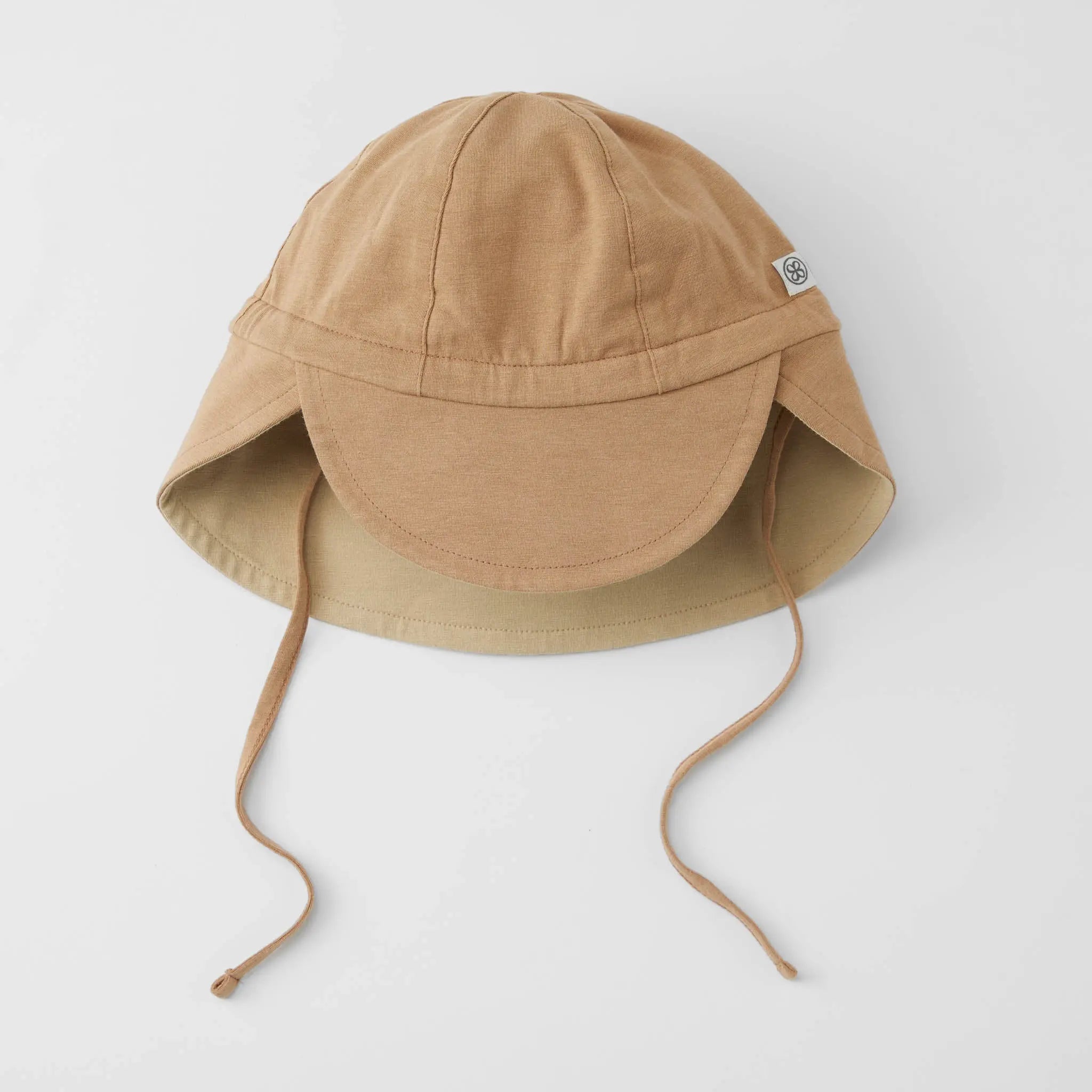 Cloby - Wendbarer Sonnenhut mit UV-Schutz "Sun Hat" | peanut brown / sandy beach cloby