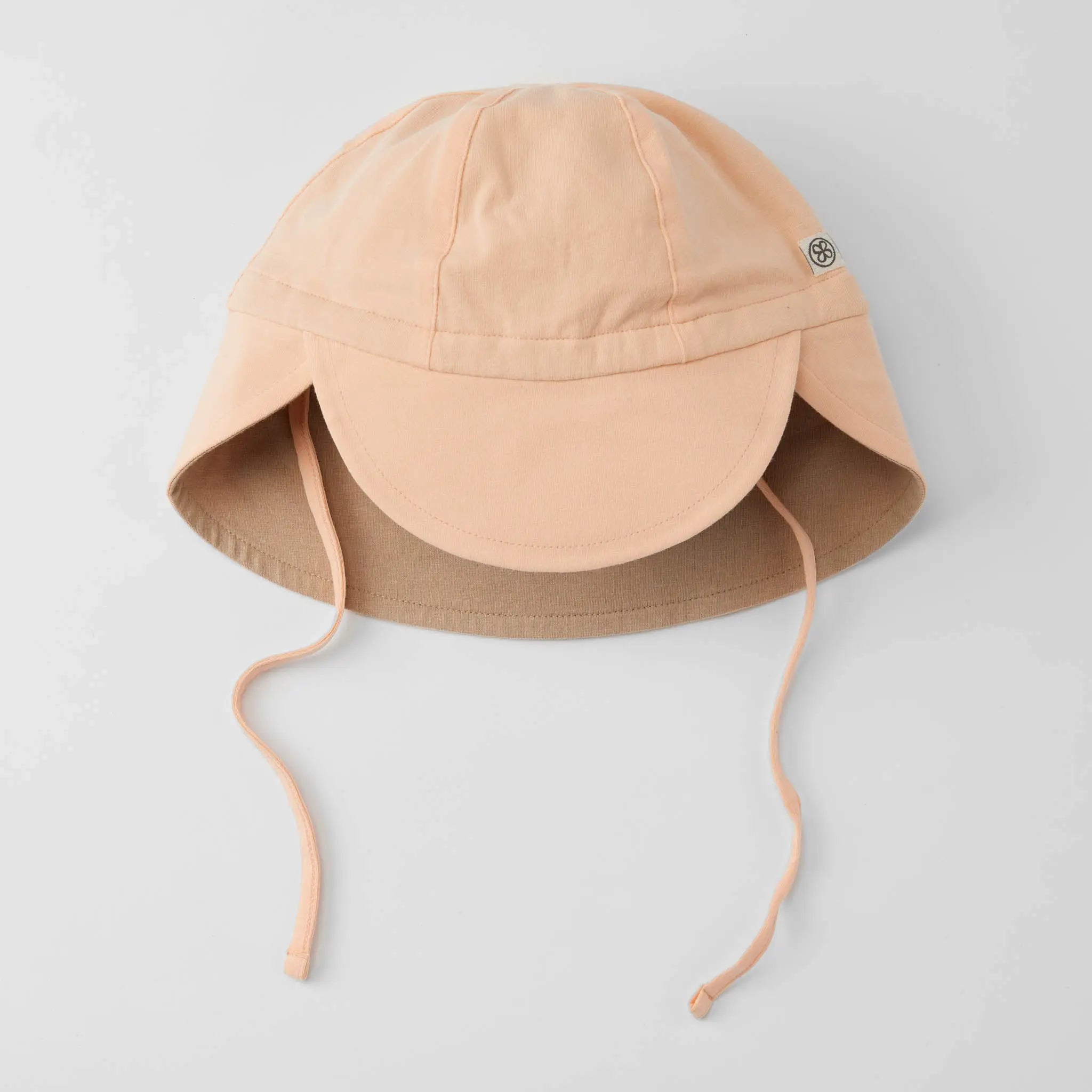 Cloby - Wendbarer Sonnenhut mit UV-Schutz "Sun Hat" | peachy summer / sandy beach cloby