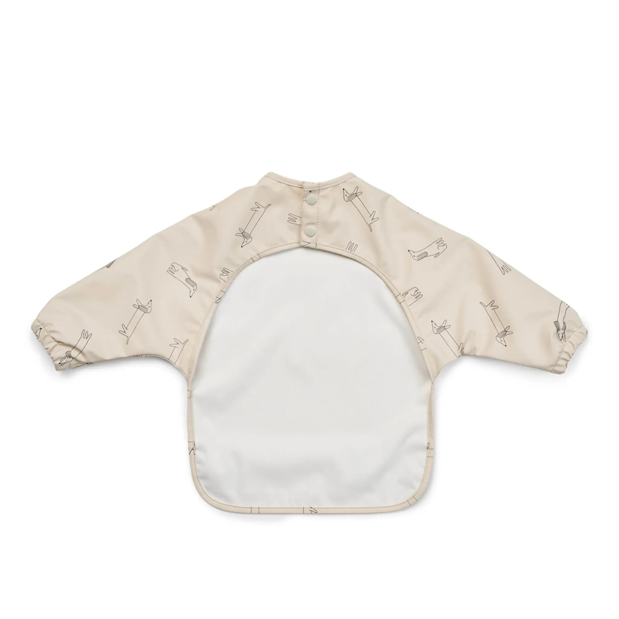 Liewood - Cape Bib "Merle Printed Cape Bib" | dog / sandy Liewood