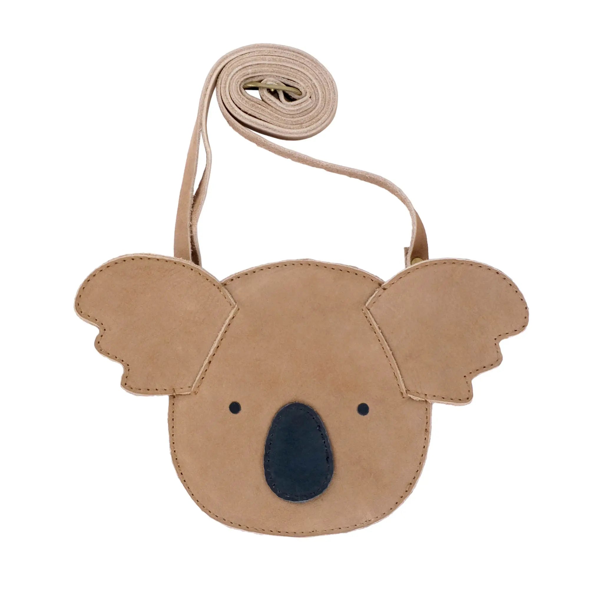 Donsje - Umhängetasche "Britta Classic Purse Koala" | truffle nubuck - Leja Concept Store