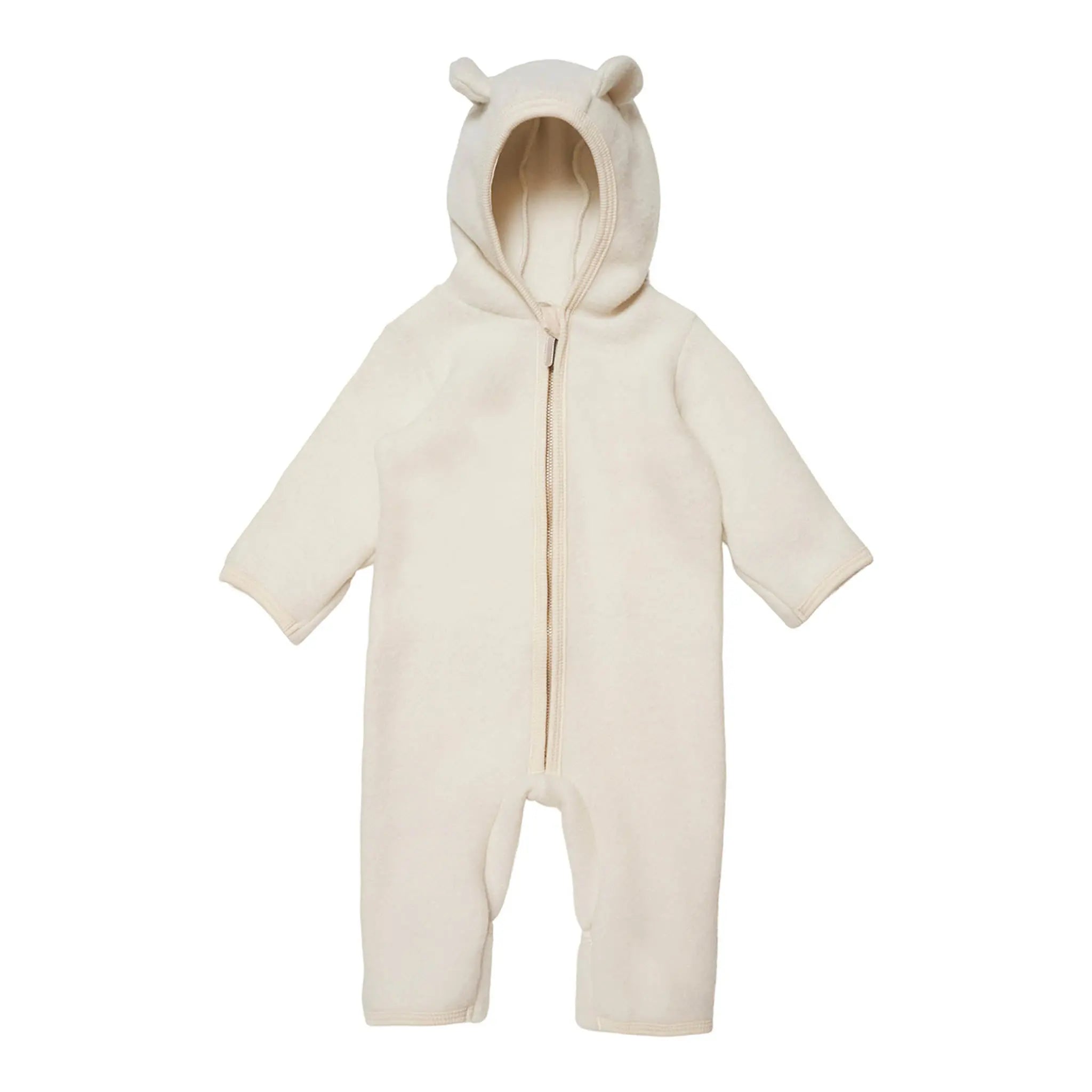 Huttelihut - Wollfleece Overall "Allie with ears" | off-white - Leja Concept Store