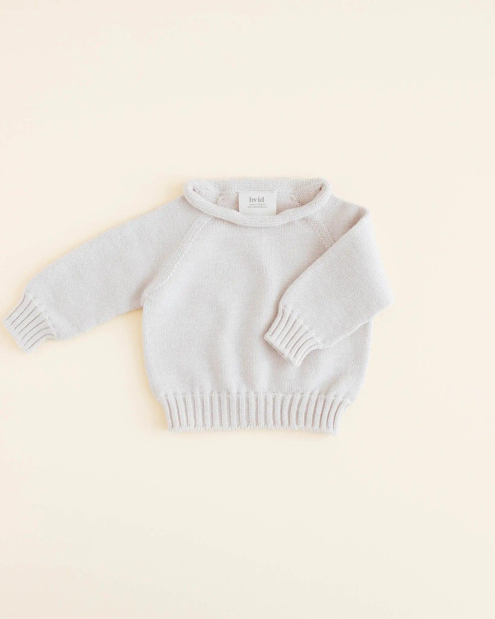 Hvid - Strickpullover "Georgette" | off-white - Leja Concept Store