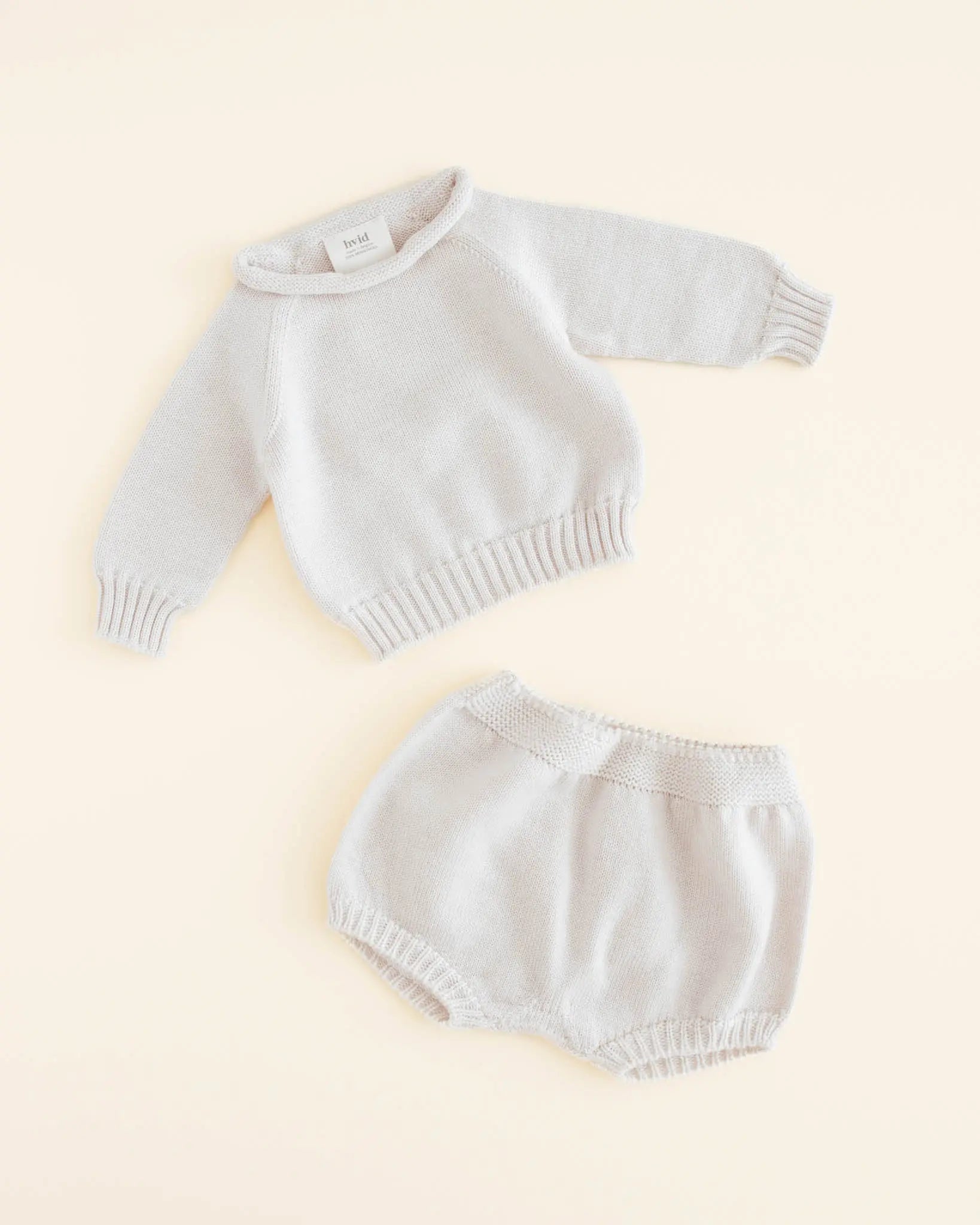 Hvid - Strickpullover "Georgette" | off-white - Leja Concept Store