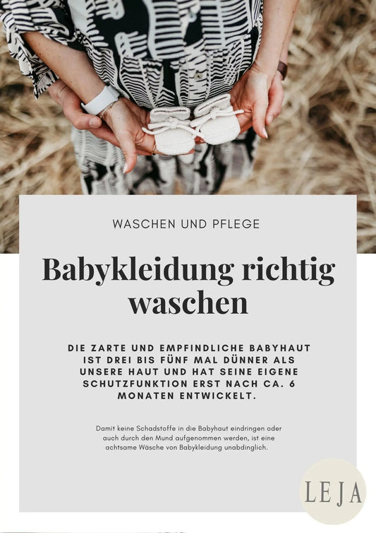 Babykleidung richtig waschen