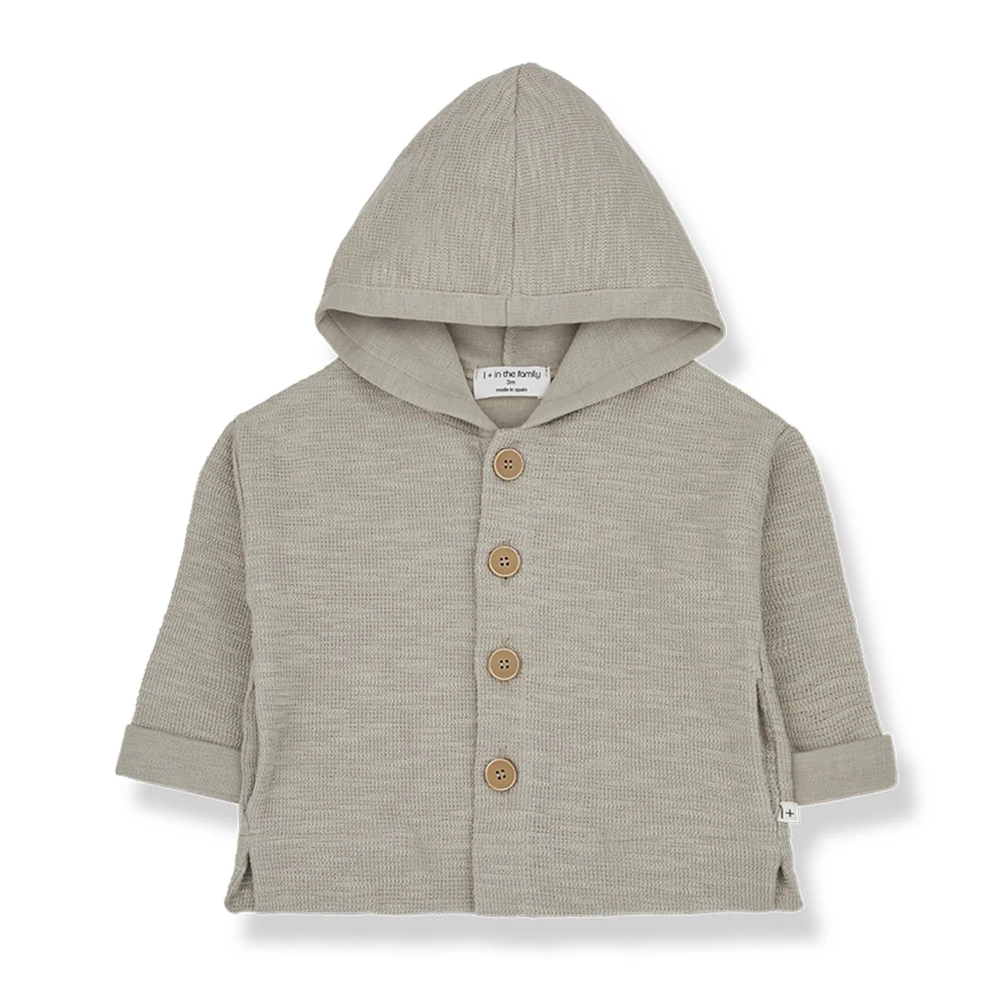 1 + in the Family - Hood Jacket "Emilio" | beige 1+ in the family