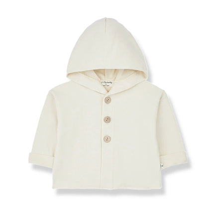 1 + in the Family - Hood Jacket "Paolo" | ivory 1+ in the family