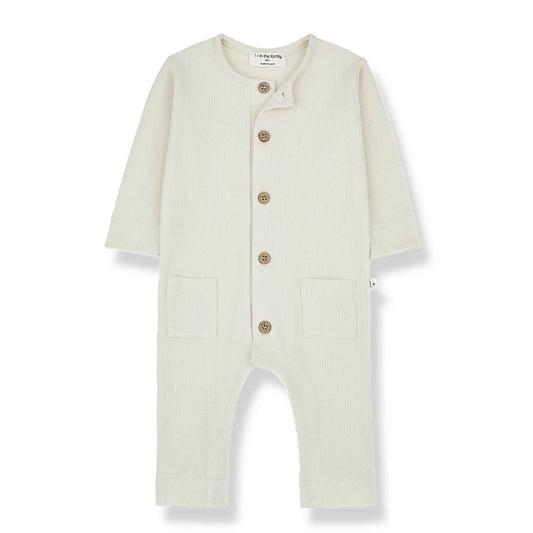 1 + in the Family - Jumpsuit "Leonardo" | ivory 1+ in the family