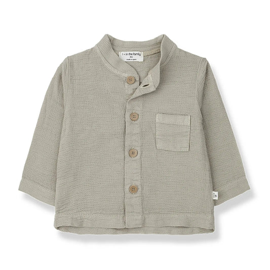 1 + in the Family - Long Sleeve Shirt "Maurizio" | beige 1+ in the family