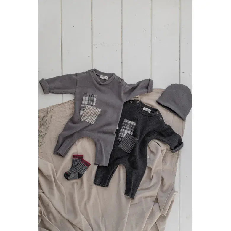 1 + in the Family - Overall "HUGO" | grey 1+ in the family