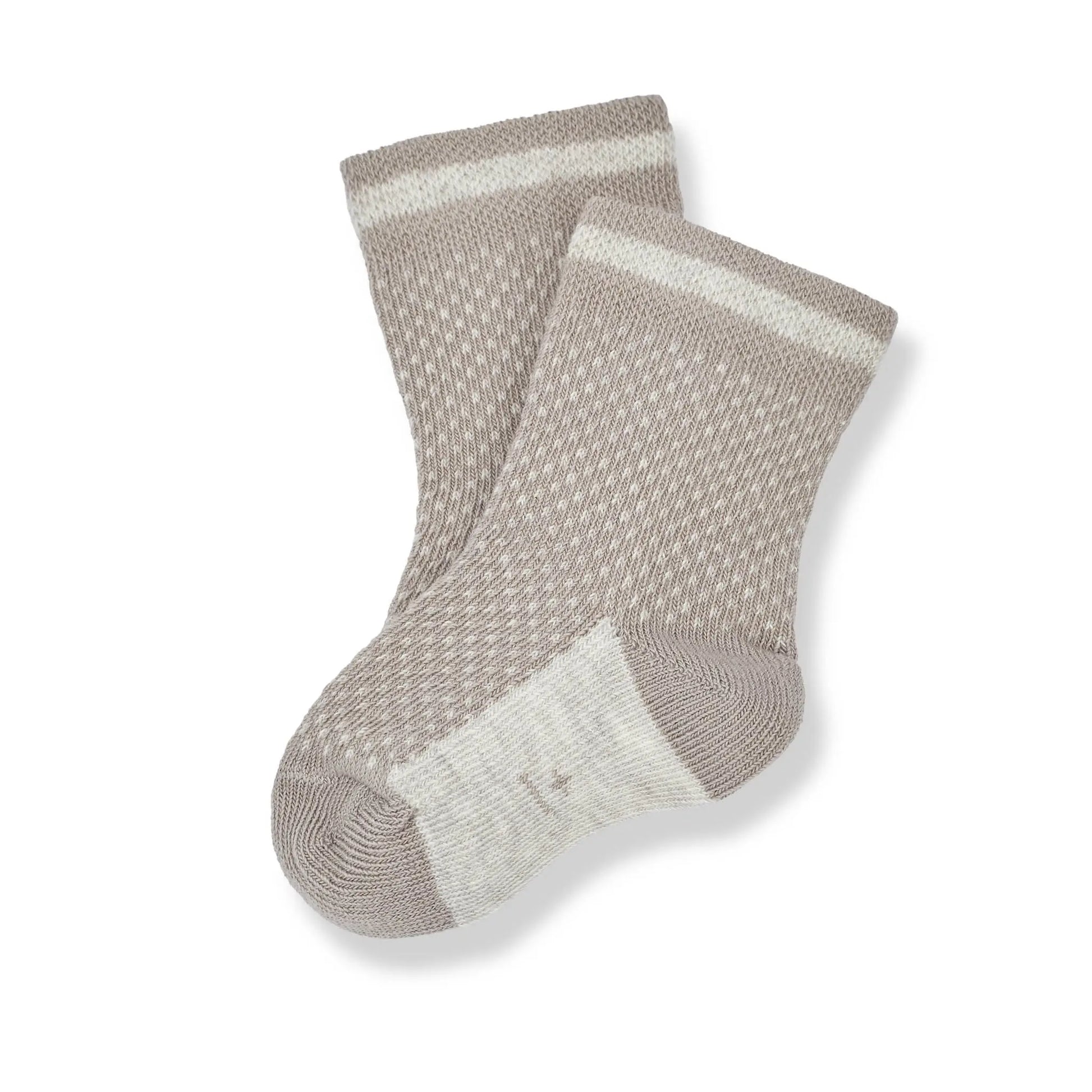 1 + in the Family - Socken "Slava" | oatmeal 1+ in the family