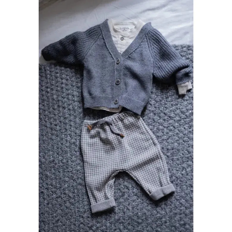 1 + in the Family - Strickjacke "MARC" | grey 1+ in the family