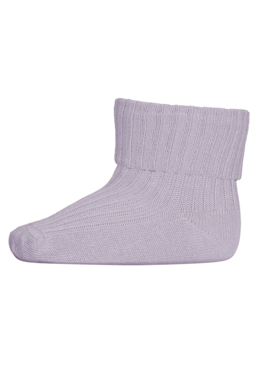 MP Denmark - Socken "Cotton Rib Baby Socks" | lavender sky