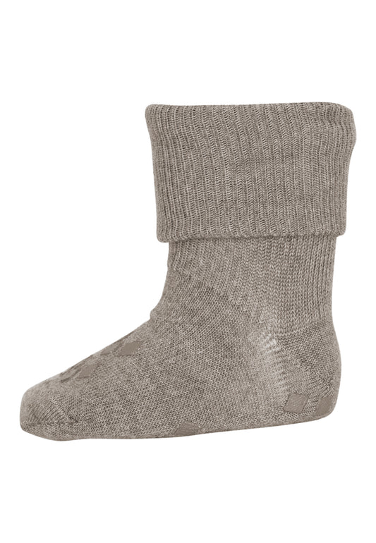 mp Denmark - Socken "Rio Socks - Anti-Slip" | light brown melange - Leja Concept Store