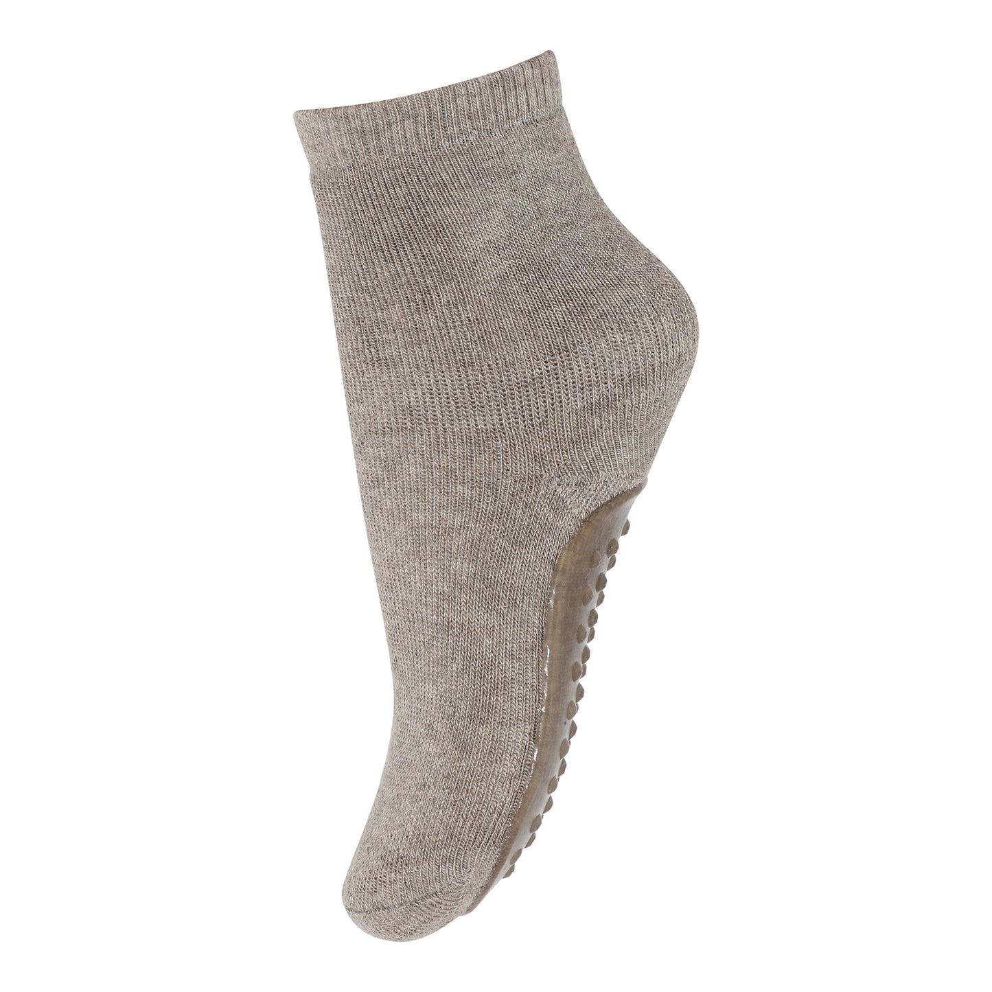 mp Denmark - Anti-Rutsch Socken "Wool Socks - Anti-Slip" | light brown melange - Leja Concept Store