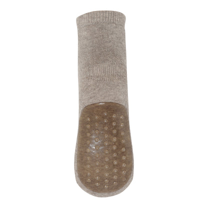 mp Denmark - Anti-Rutsch Socken "Wool Socks - Anti-Slip" | light brown melange - Leja Concept Store