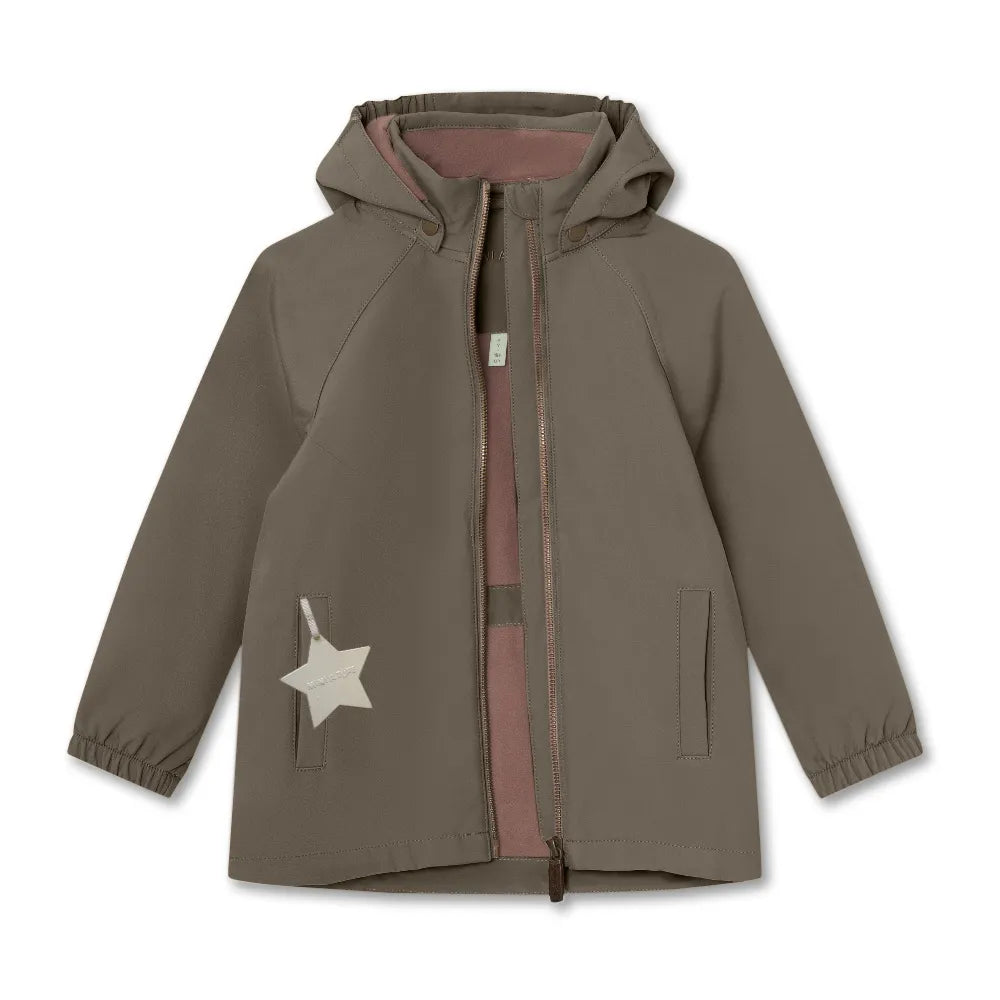 Mini A Ture - Softshell "MATADEN softshell jacket. GRS" | Tarmac green