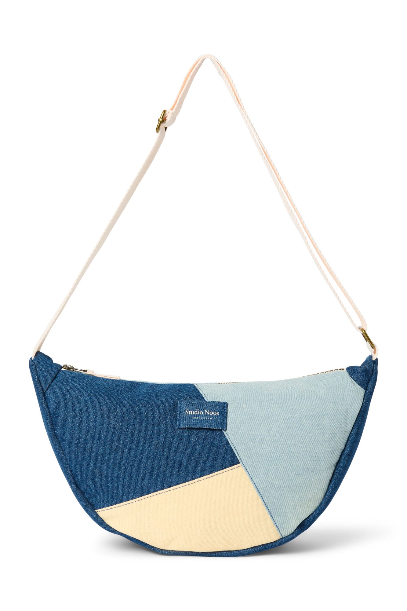 Studio Noos - Bauchtasche "Patchwork Adult Fanny Pack" | denim