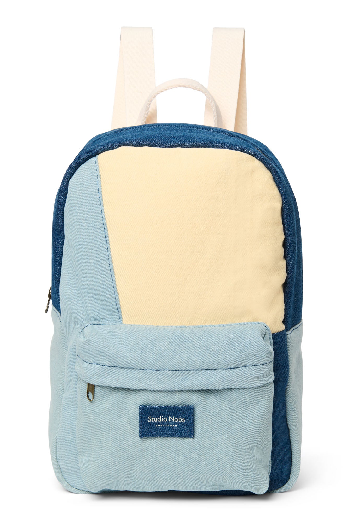Studio Noos - Rucksack "Patchwork Midi Backpack" | denim