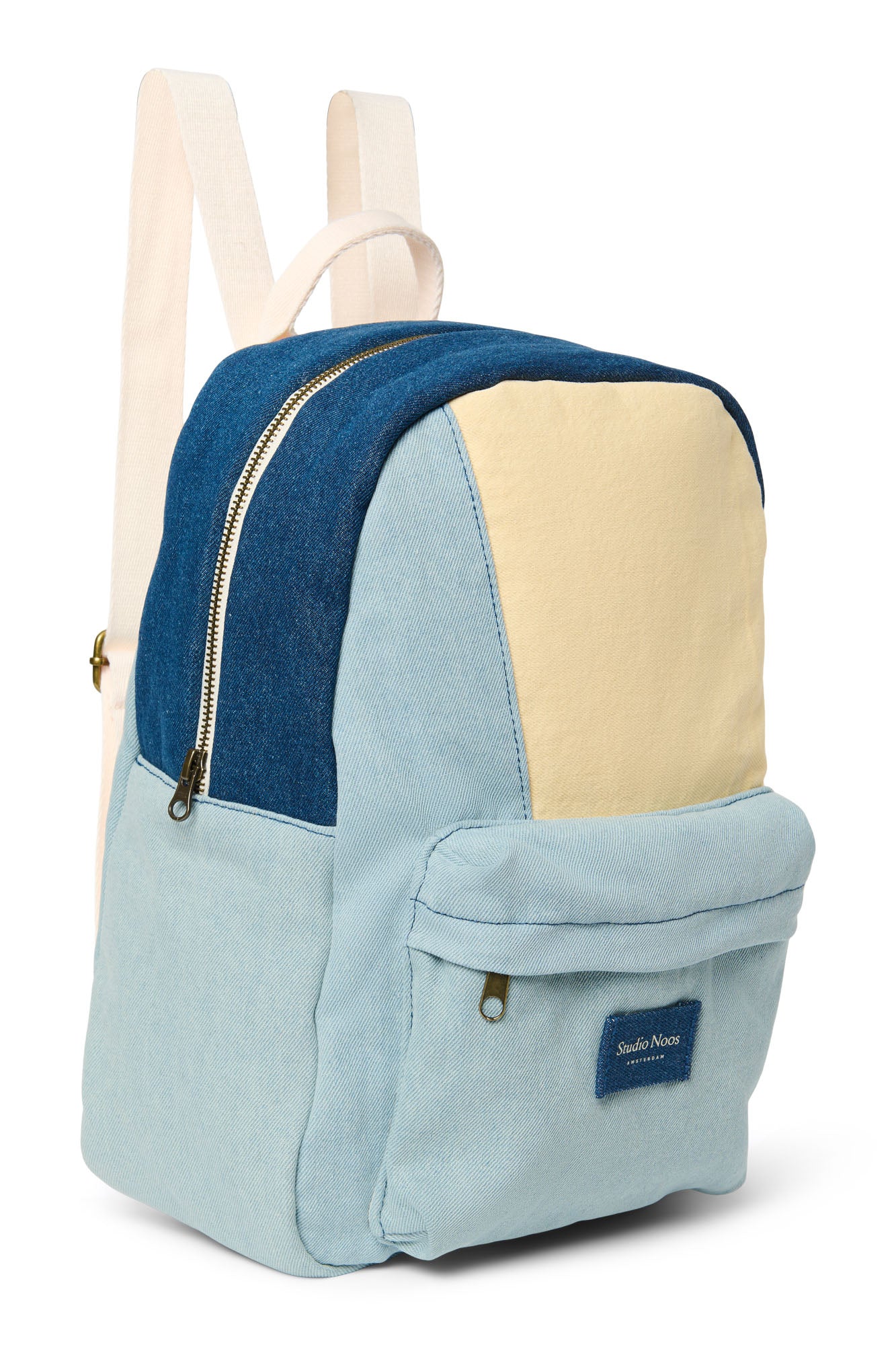 Studio Noos - Rucksack "Patchwork Midi Backpack" | denim