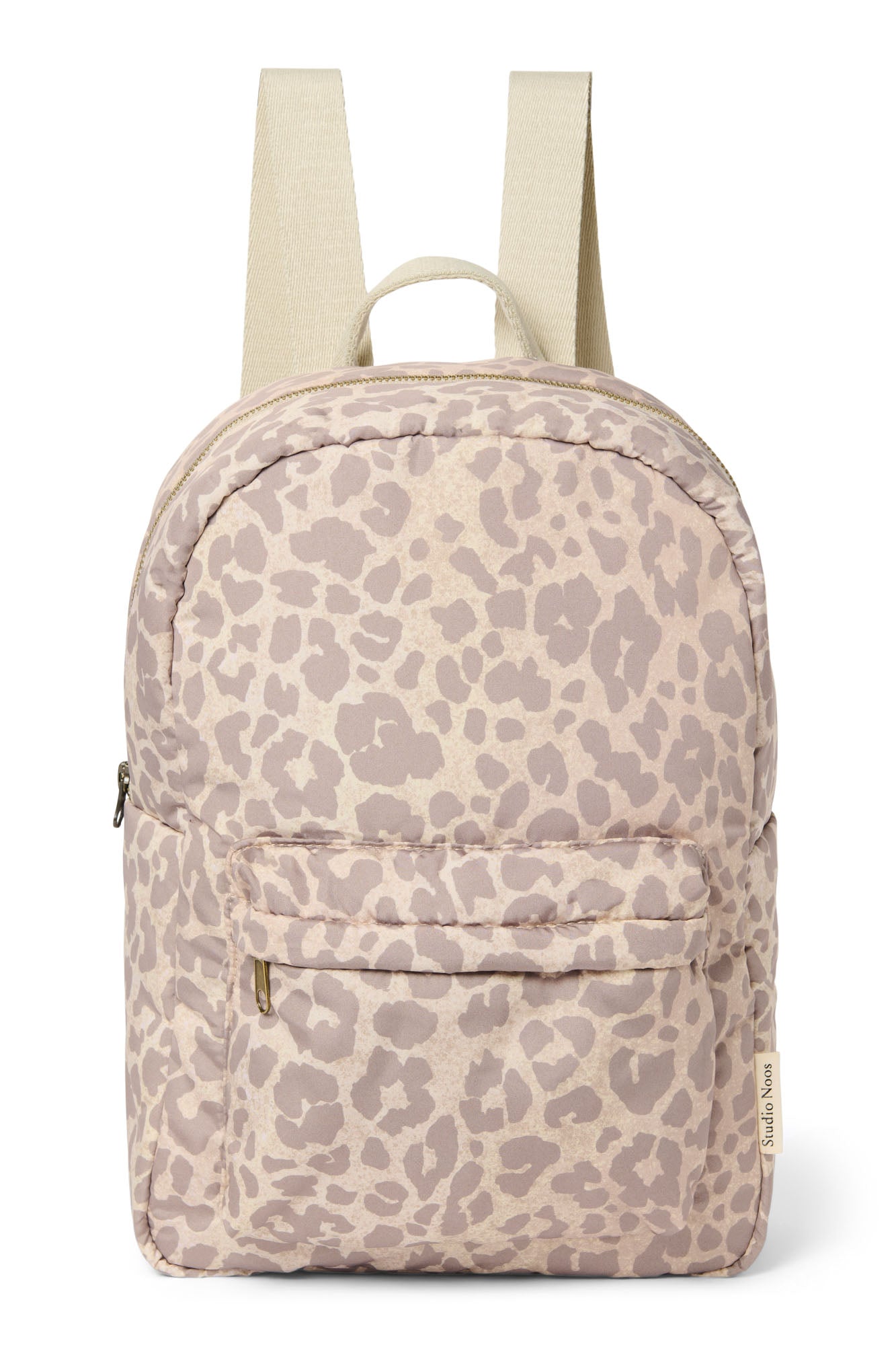 Studio Noos - Rucksack "Puffy Midi Backpack" | beige leopard