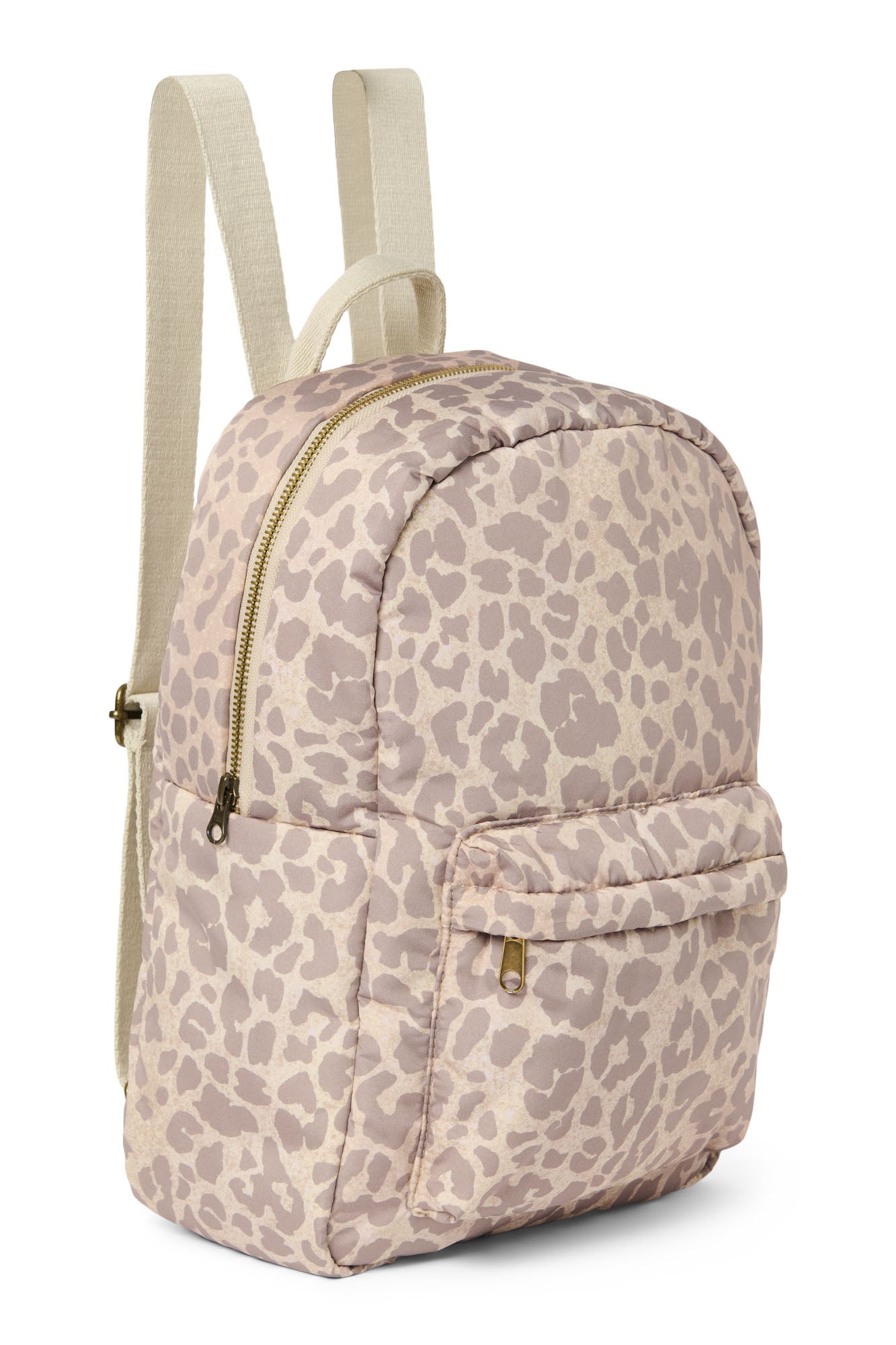 Studio Noos - Rucksack "Puffy Midi Backpack" | beige leopard