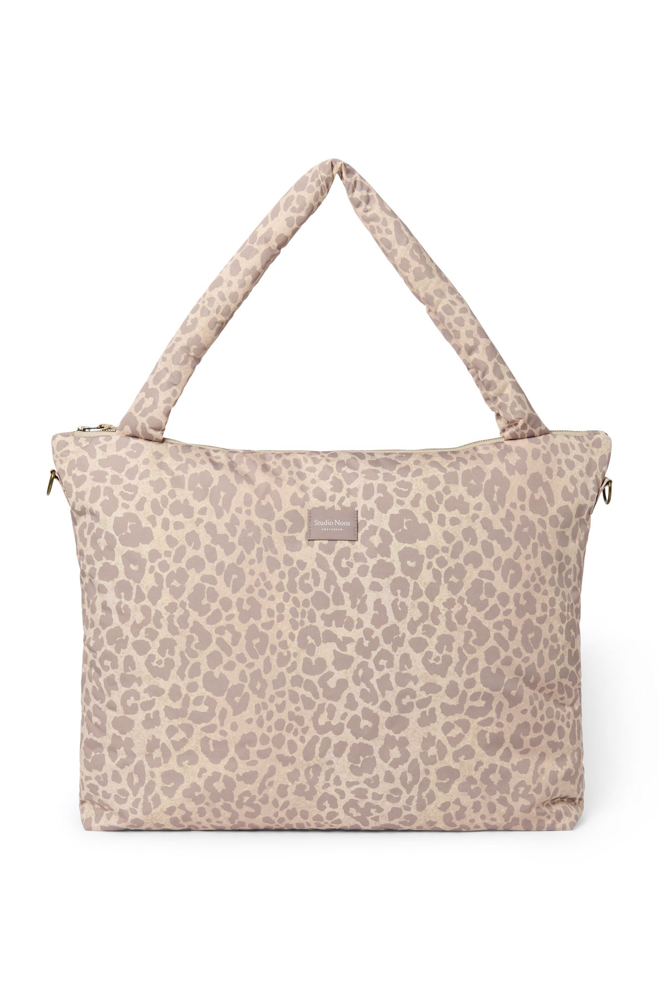 Studio Noos - Wickeltasche "Puffy Diaper Bag" | beige leopard