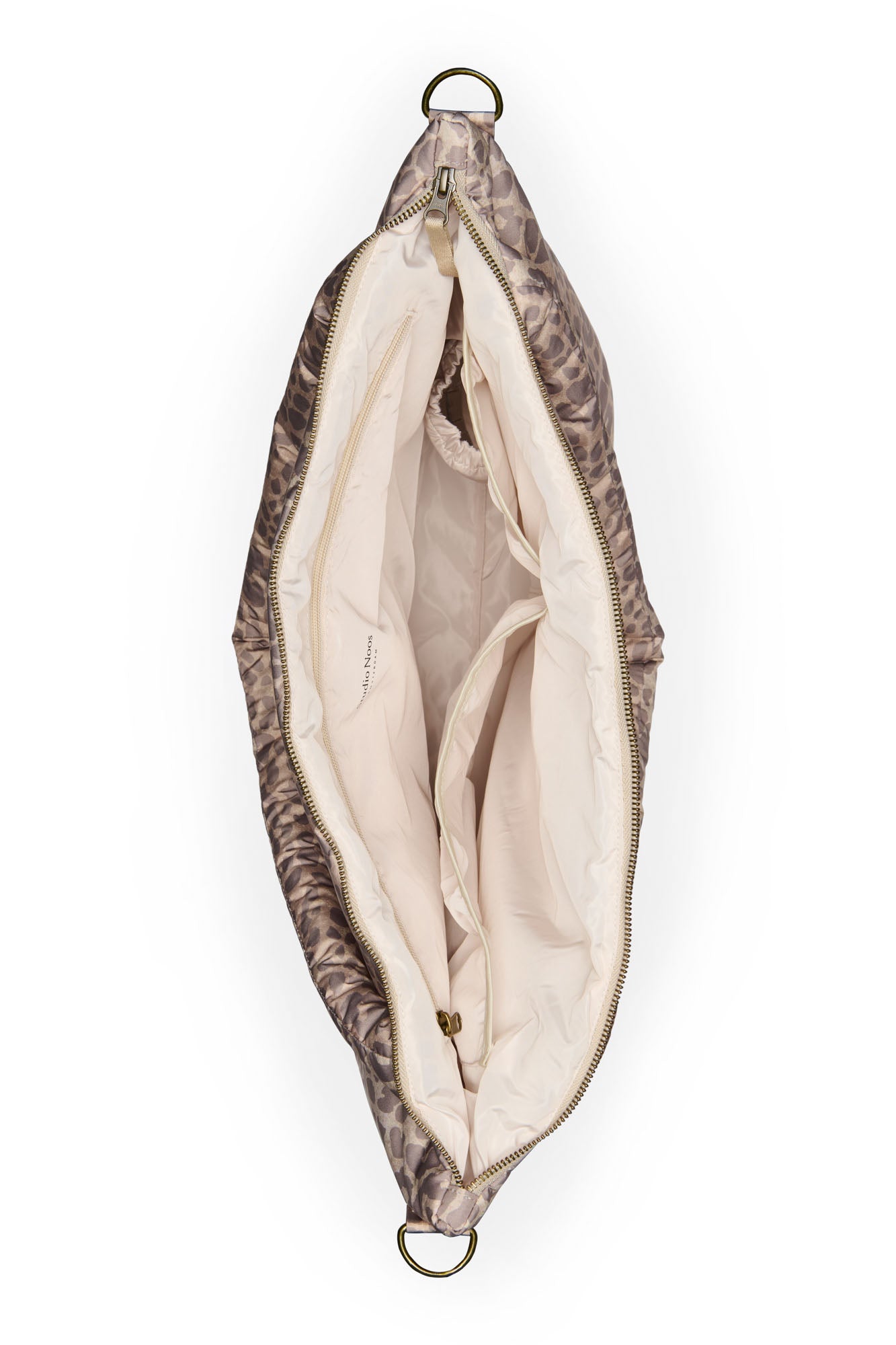 Studio Noos - Wickeltasche "Puffy Diaper Bag" | beige leopard