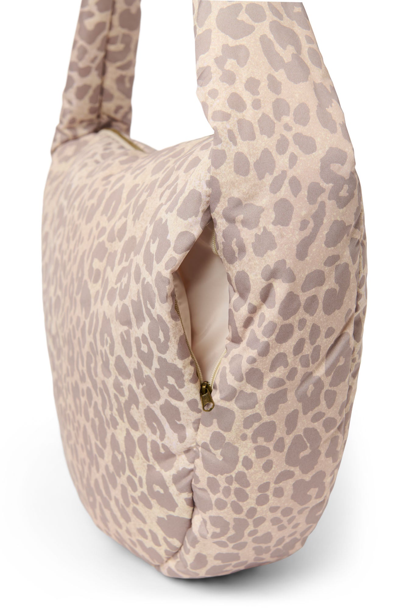 Studio Noos - Umhängetasche "Puffy Cross Body Bag" | beige leopard