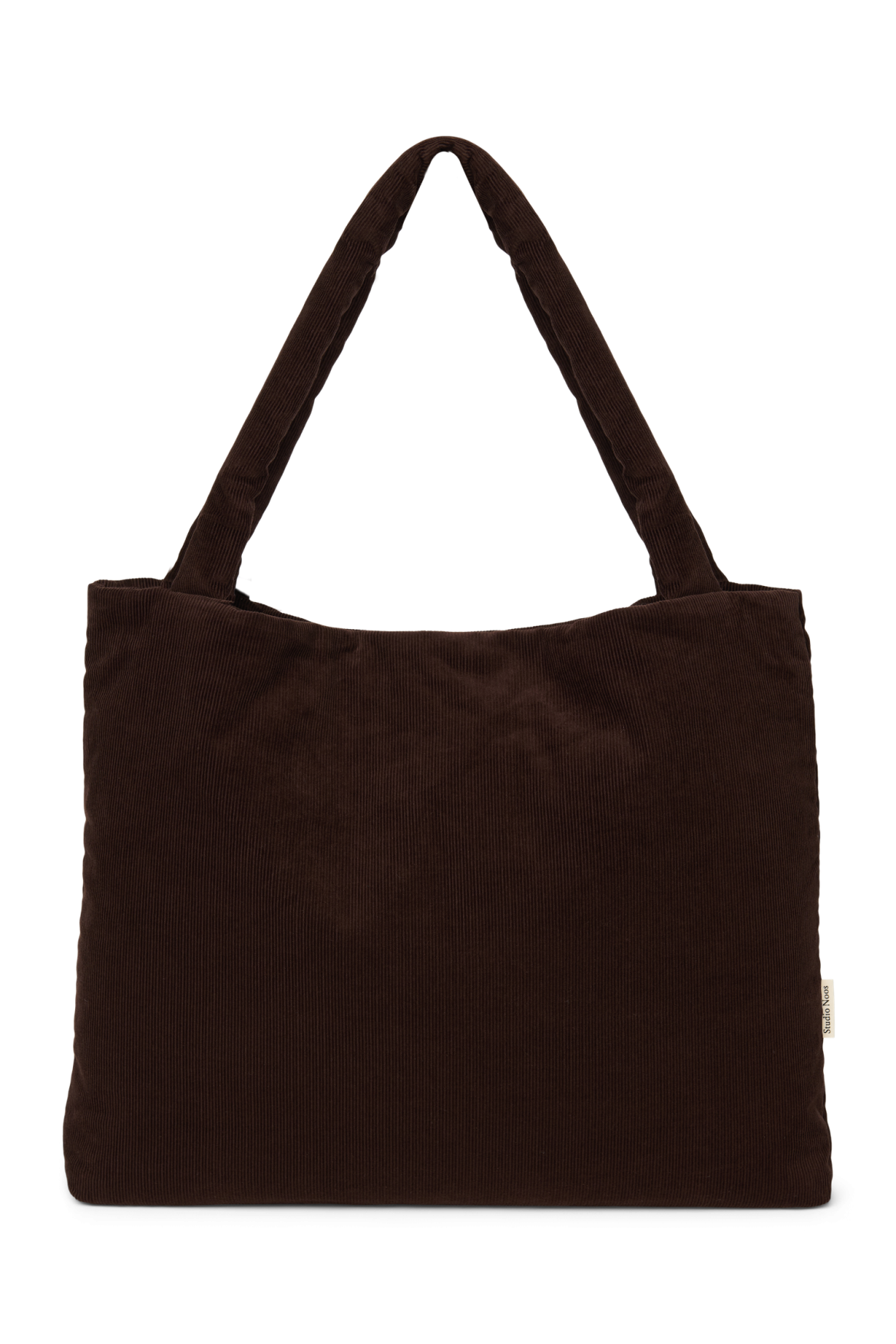 Studio Noos - Tasche "Rib Puffy Mom Bag" | dark brown
