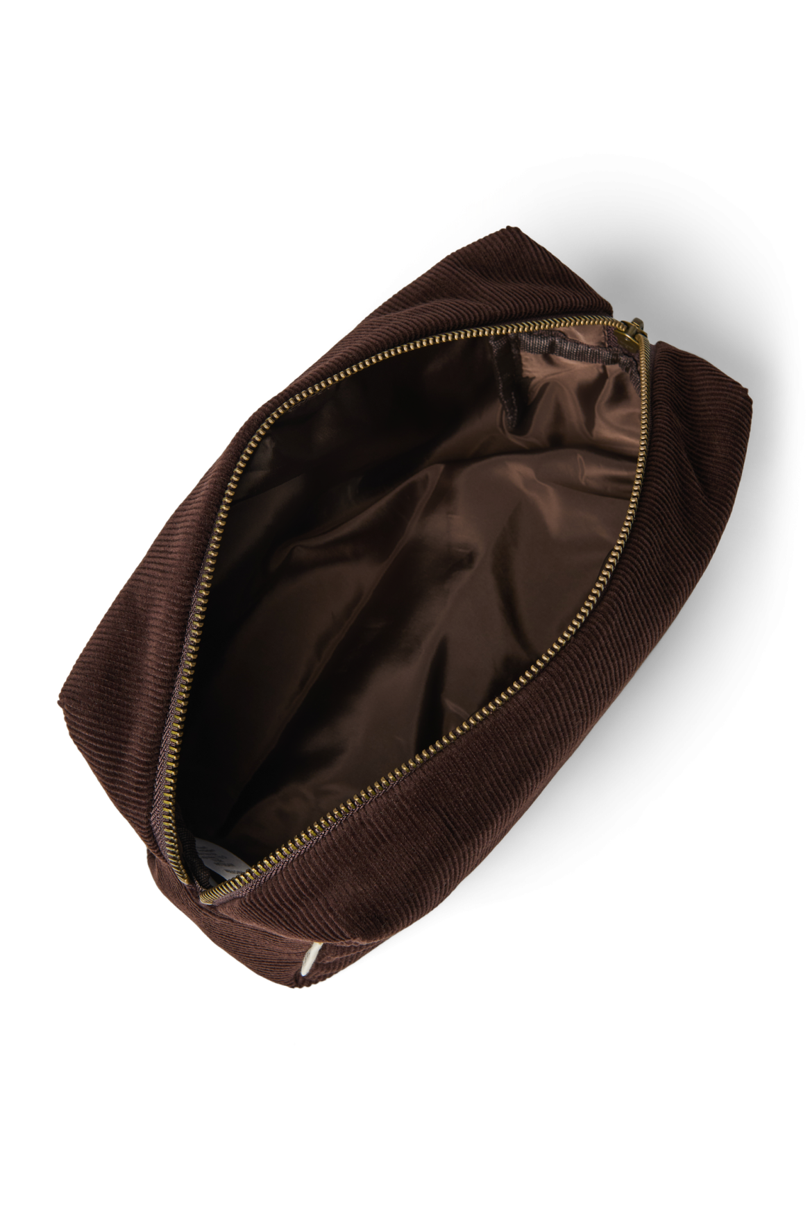 Studio Noos - Kosmetiktasche "Rib Puffy Pouch" | dark brown