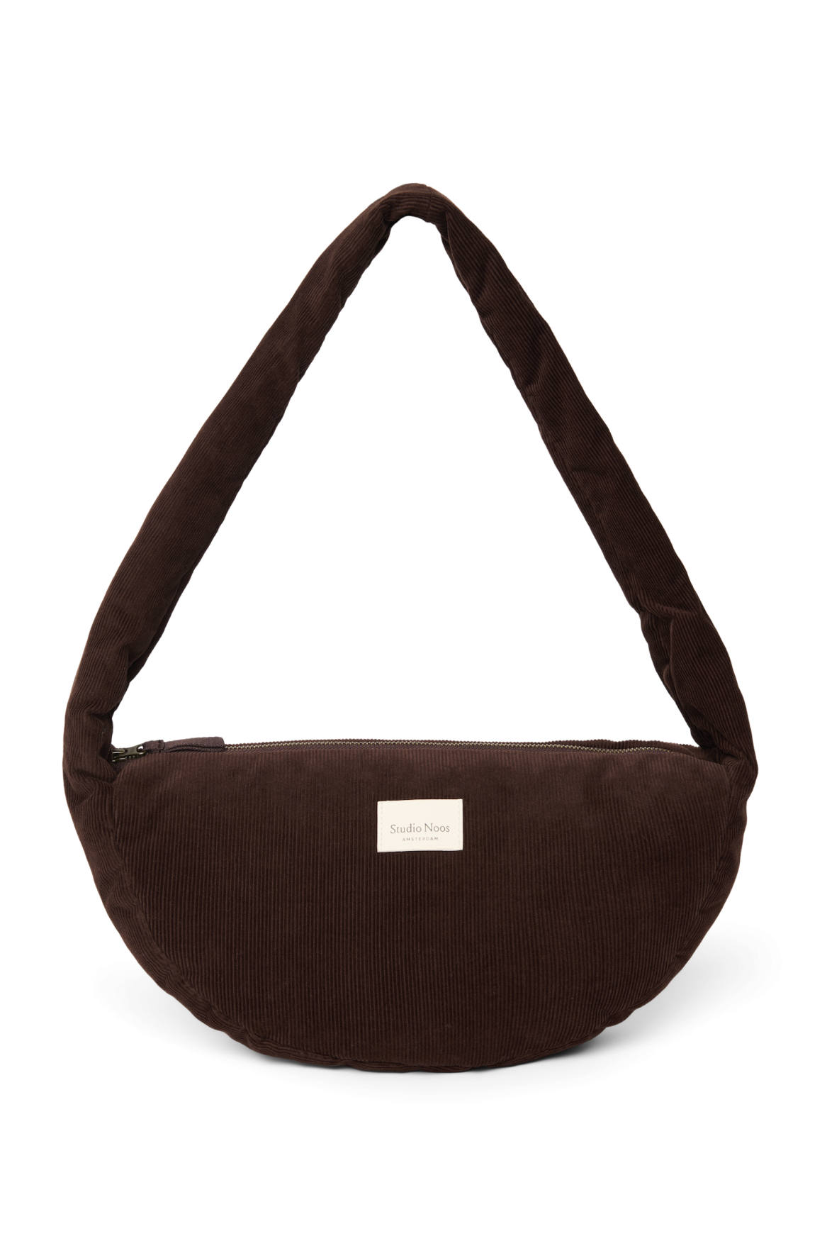 Studio Noos - Tasche "Rib Puffy Mini Cross Body Bag" | dark brown