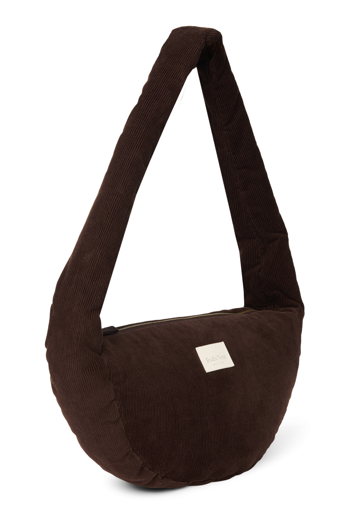 Studio Noos - Tasche "Rib Puffy Mini Cross Body Bag" | dark brown
