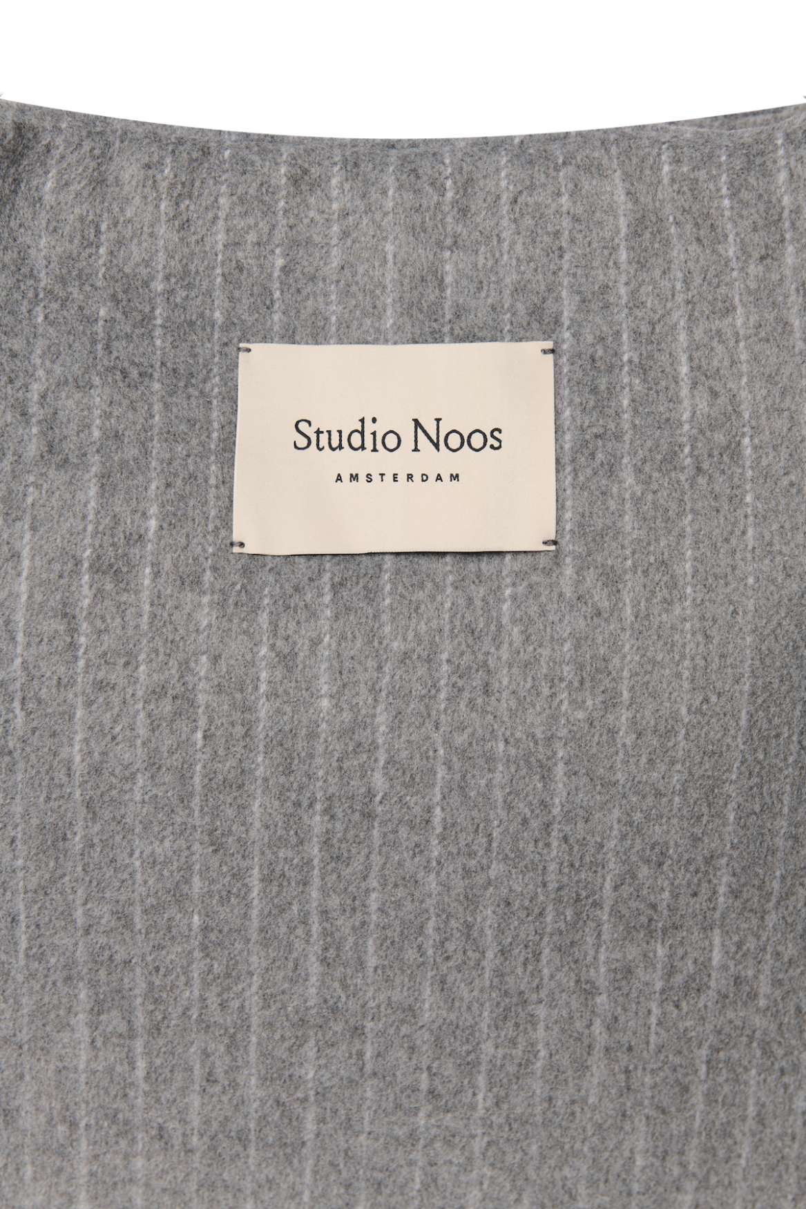 Studio Noos - Wickeltasche "Flannel Chalkstripe Diaper Bag" | Light Grey