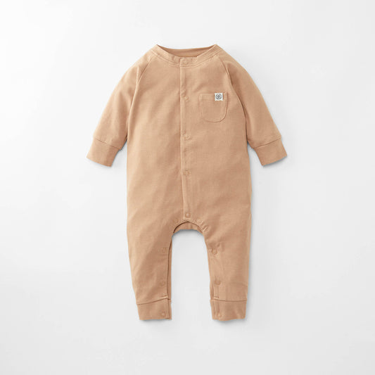 Cloby - Baby Onesie with UV Protection | coconut brown