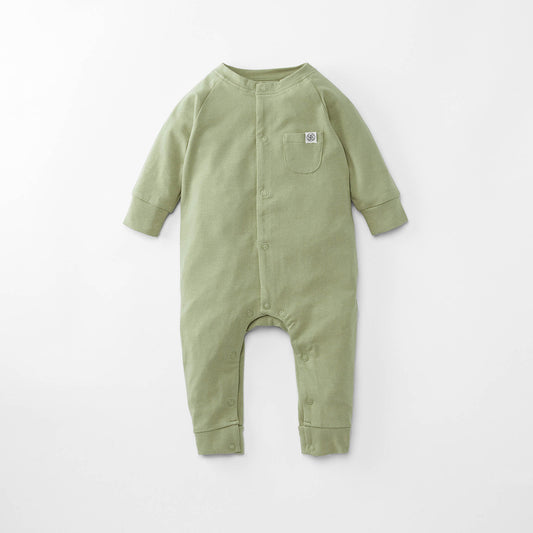 Cloby - Babyeinteiler mit UV-Schutz "Playsuit" | olive green