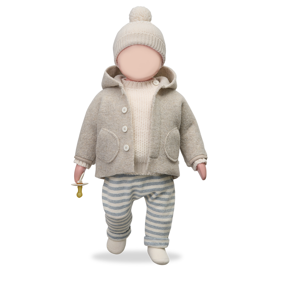 1 + in the Family - Kapuzenjacke "Jannick" | beige