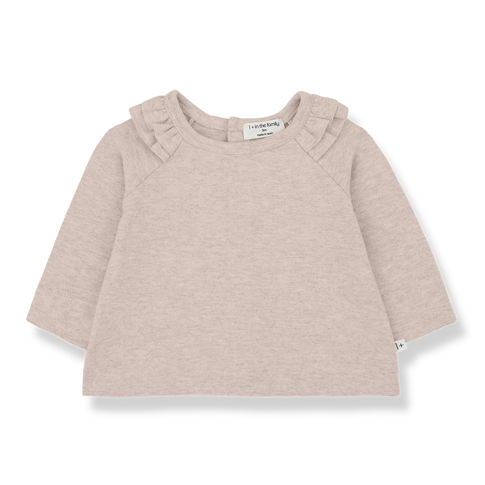 1 + in the Family - Mädchen-T-Shirt "Brigitte" | nude