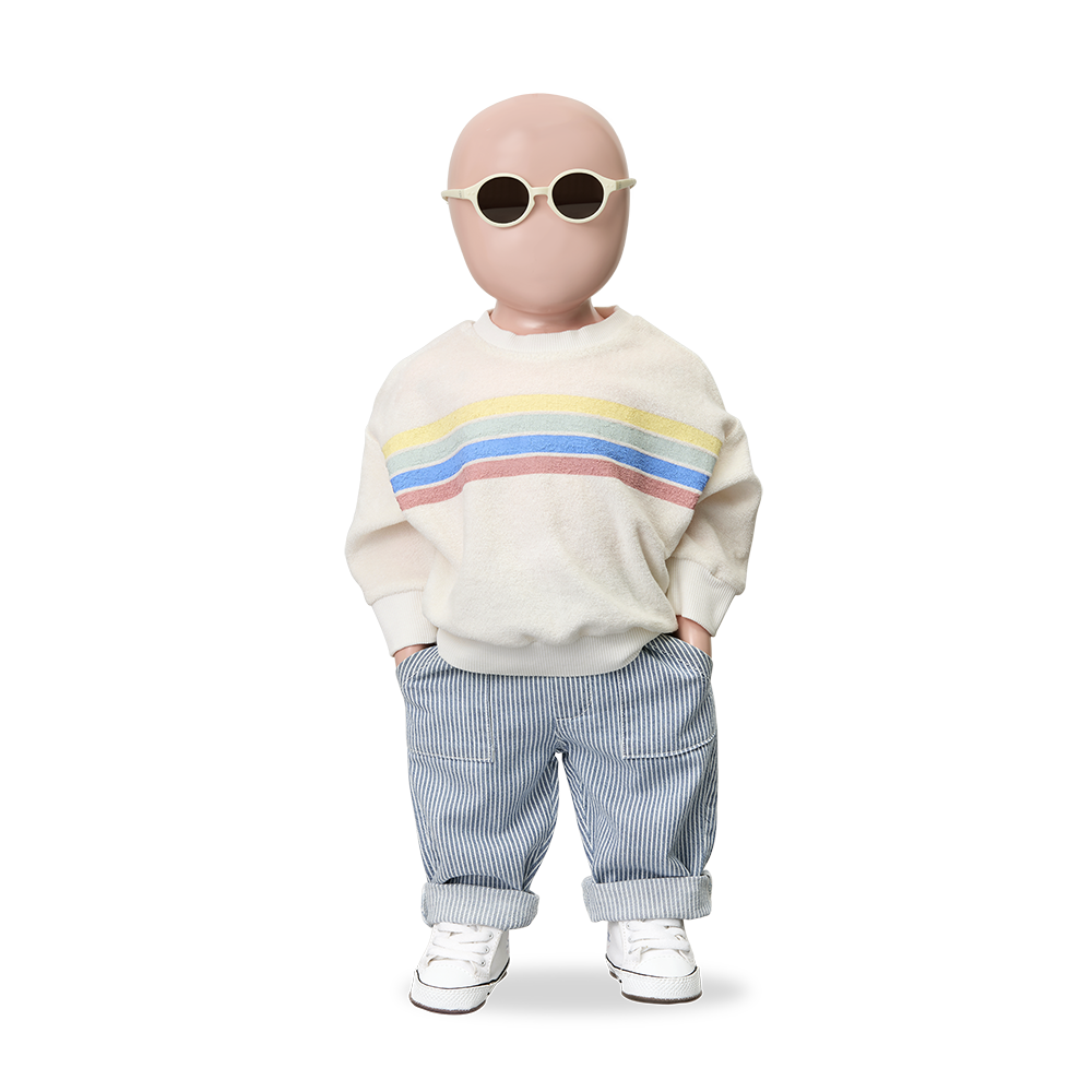 1 + in the Family - Pullover "SANTANYI  Plain Terry Jersey" | off-white
