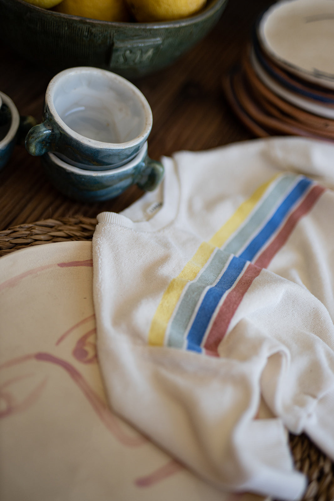 1 + in the Family - Pullover "SANTANYI  Plain Terry Jersey" | off-white