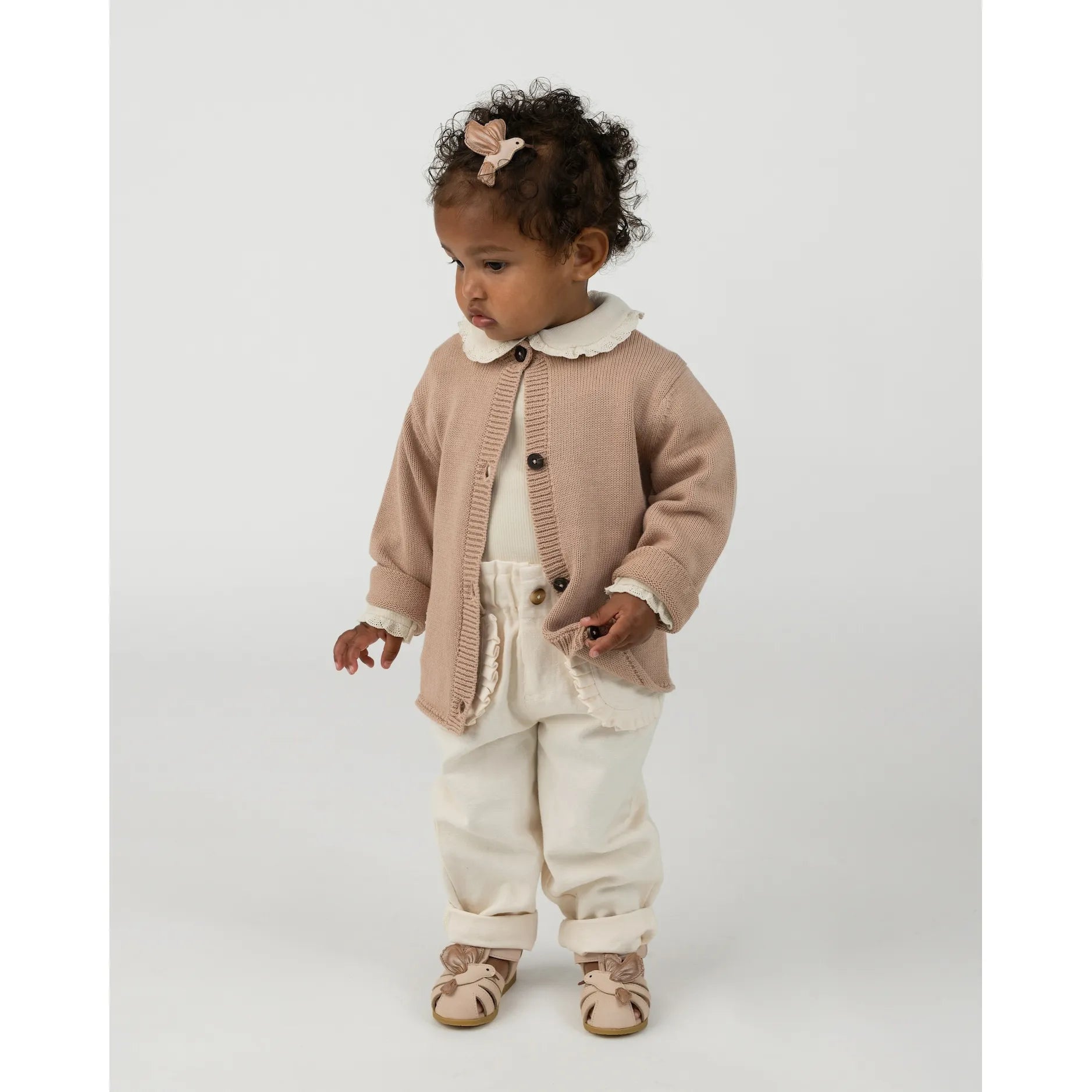 Donsje - Cardigan "Danta Cardigan  Fluffy Bunny" | rose mocha