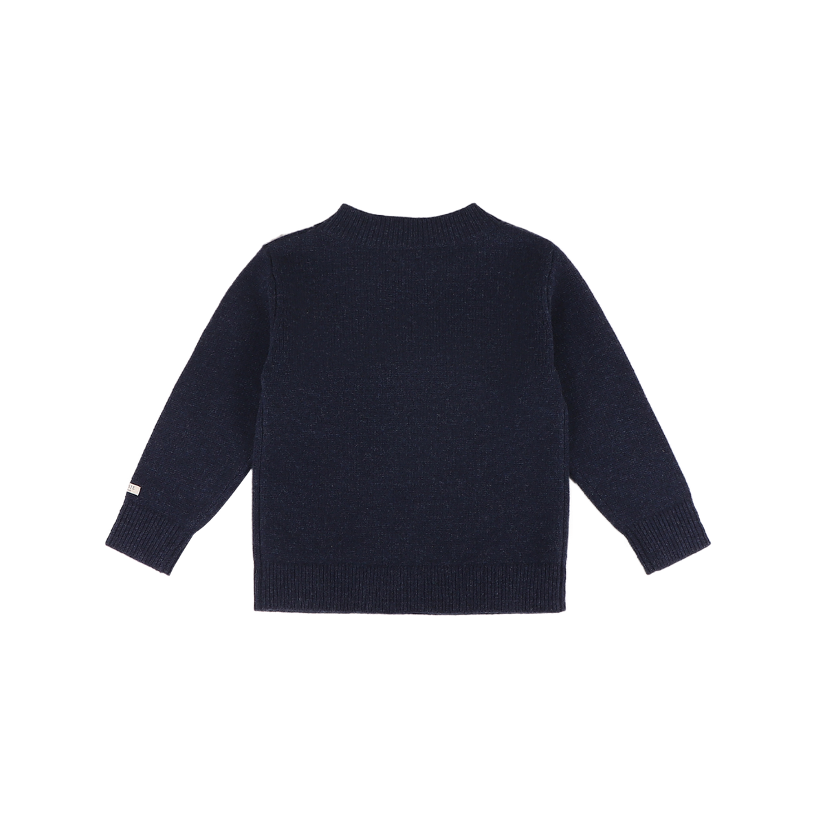 Donsje -  "Denn Merino Wool Sweater  Koala" | Blue Marine Melange