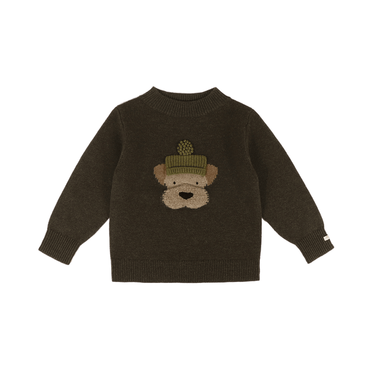 Donsje -  "Denn Merino Wool Sweater Terrier " | Dark Olive